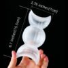 6 inches selenite moon sun bowl crystal bowls for charging