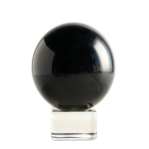Black Obsidian Crystal Ball Quartz Sphere