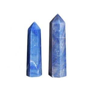 Blue Aventurine Jade Tower