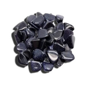 Blue Goldstone Tumbled Stone