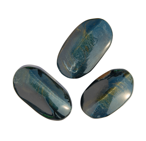 Blue Tiger's Eye Palm Stone