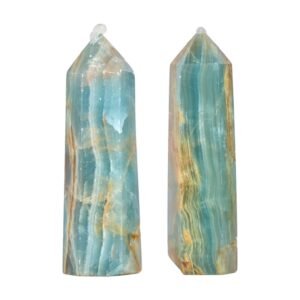 Blue Onxy Calcite Tower