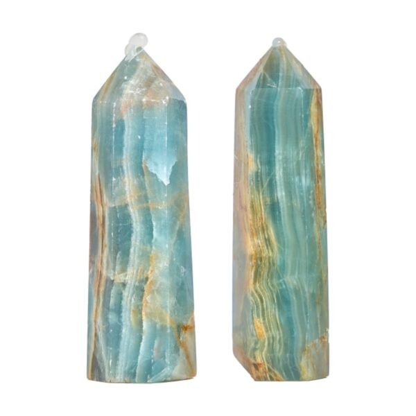 Blue Onxy Calcite Tower