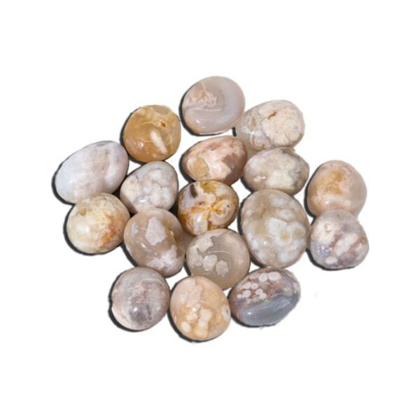 Flower Agate Tumbled Stone