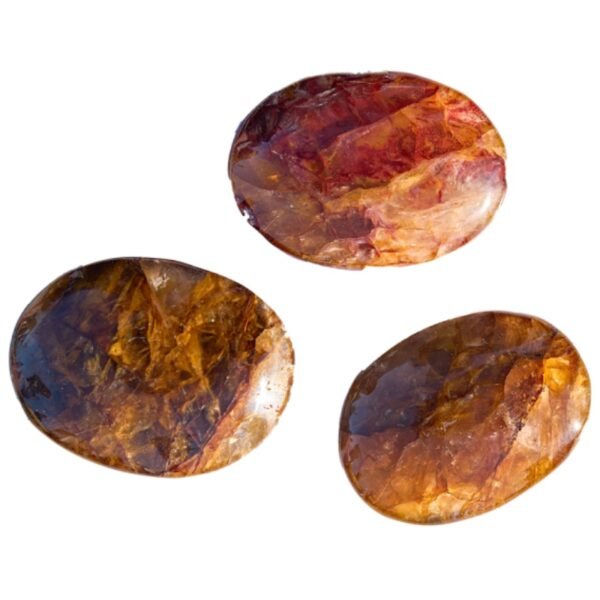 Golden Healer Yellow Hematoid Palm Stone