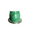 Green marble urn for pet