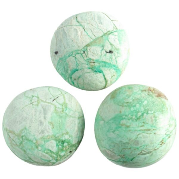 Green Moon Stone Palm Stone