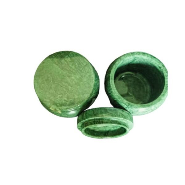 Green marble urn for pet