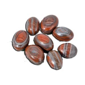 Hematite with Red Jasper Tumbled Stone