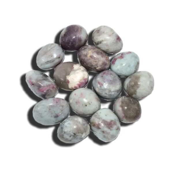 Plum Blossom Pink Tourmaline Tumbled Stone