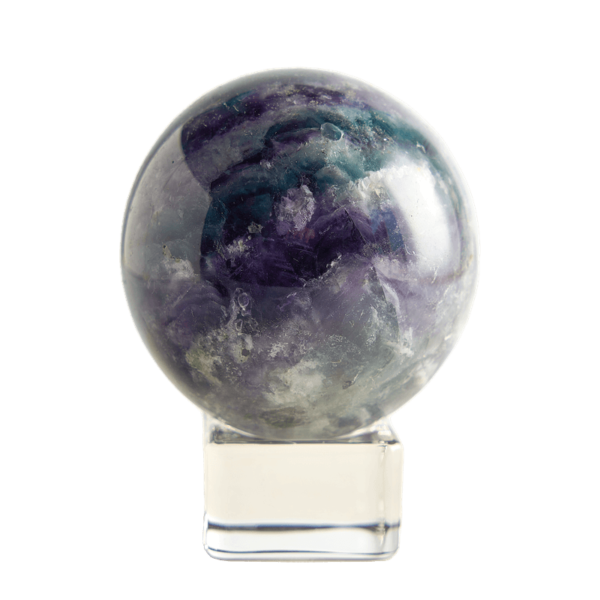 Rainbow Fluorite Sphere Crystal Factory
