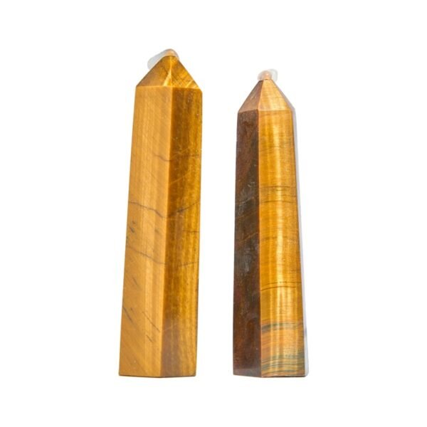 Tiger's Eye Stone Point Crystal Wand Factory