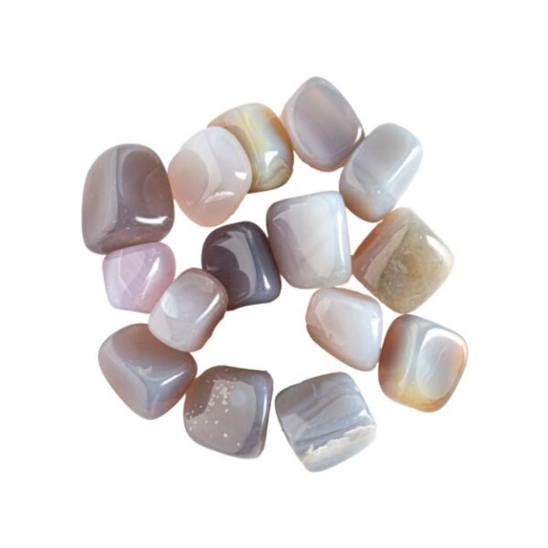 White Agate Tumbled Stone