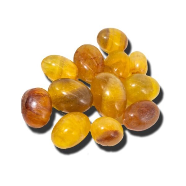 Yellow Fluorite Tumbled Stone