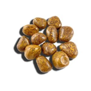 Golden Silk Jade Tumbled Stone