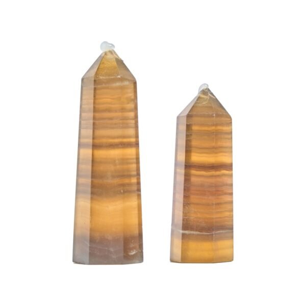 Yellow Fluorite Point Crystal Tower Factory