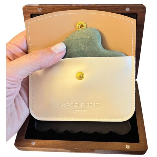 Crystal Guasha with Wooden Box - Image 3