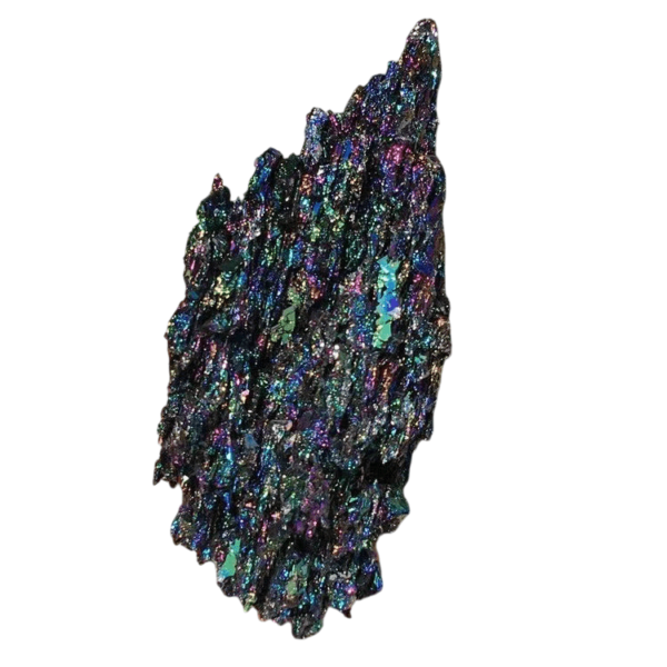 Silicon Carbide Crystals Brilliant Rainbow Iridescence crystal mineral colorful ore specimen quartz