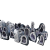 cheap price amethyst geode druzy cluster