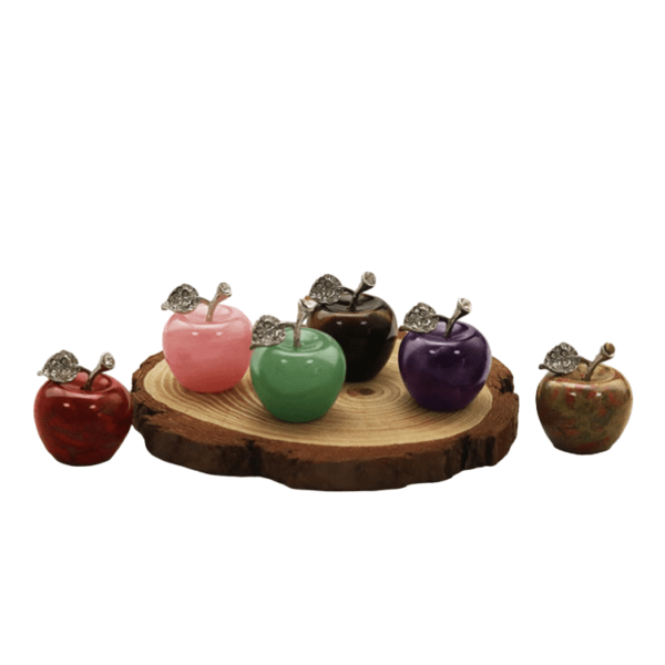 crystal apple carvings mini christmas carving