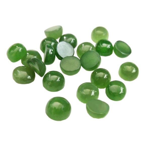 nephrite jade round cabs