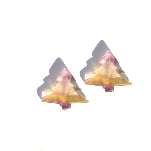 rainbow fluorite christmas tree mini crystal carvings