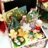 robin crystal luxry christmas gift box with natural crystals