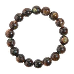 Biotite gold black mica crystal bracelet