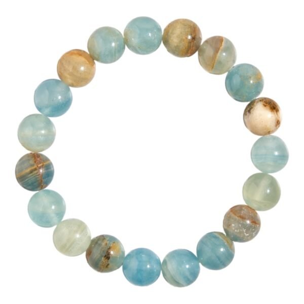 Blue Argentina calcite bracelet