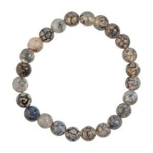 Dragon Vein Agate crystal bracelet