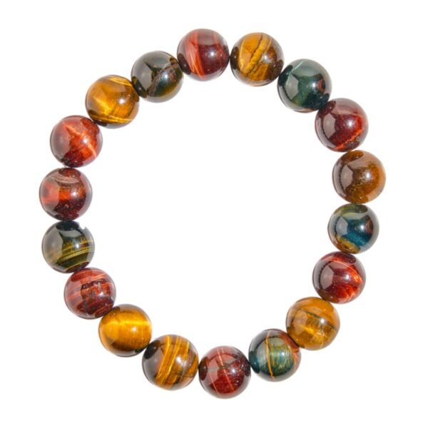 Gold Tiger Eye Blue tiger's eye red tiger eye stone bracelet for her crystal gift set