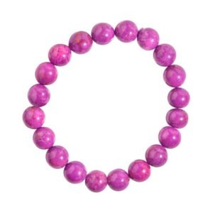 Pink Sugilite crystal bracelet