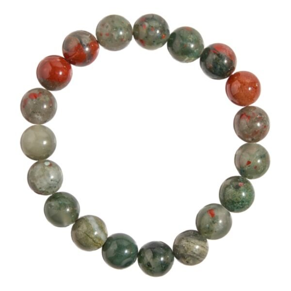 african blood stone crystal bracelet