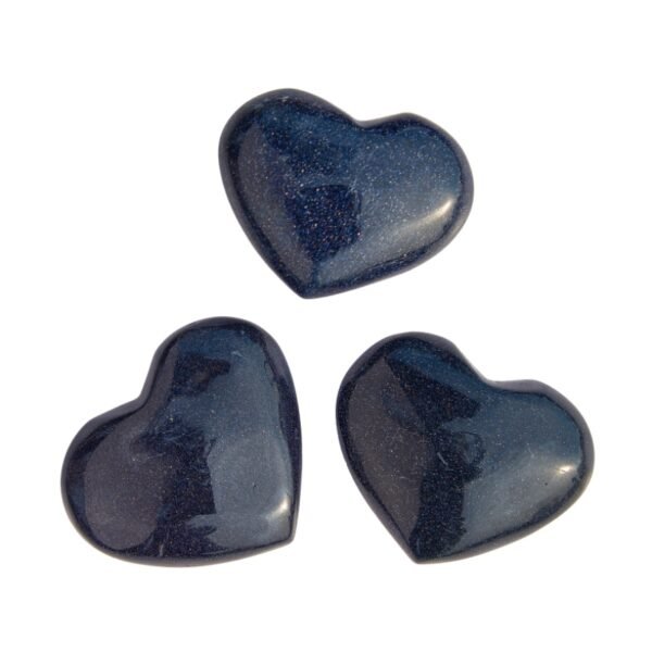 blue sand stone heart