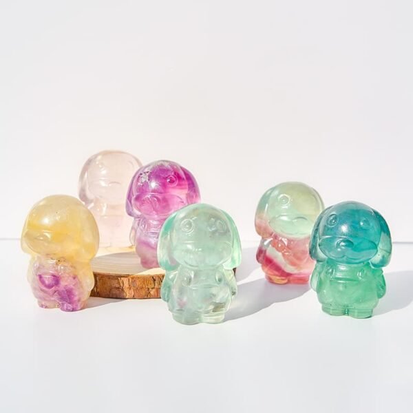 candy rainbow fluorite dog