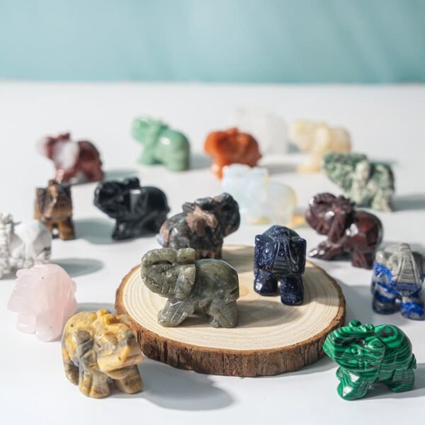 crystal elephants
