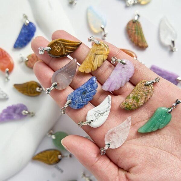 crystal wing pendant charm for jewelry making