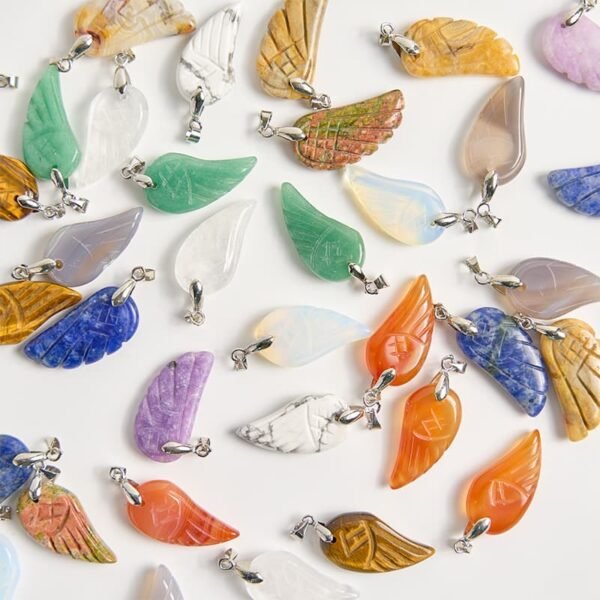 crystal wing pendant charm for jewelry making