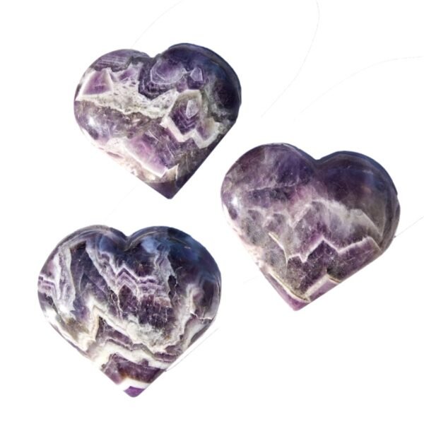 dream amethyst hearts