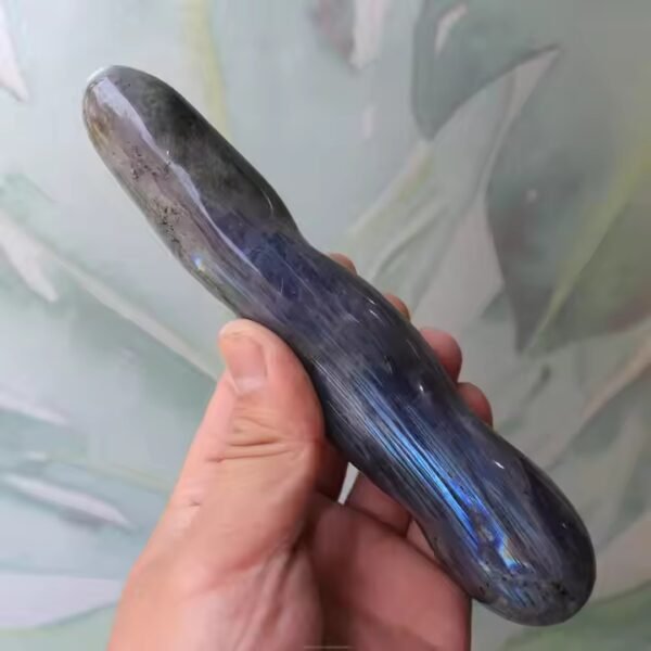 labradorite crystal massage wand for crystal gift set yoni wand
