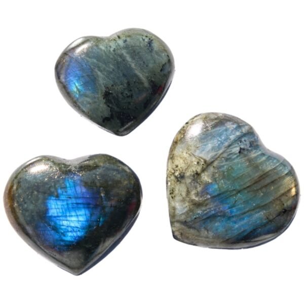 labradorite heart