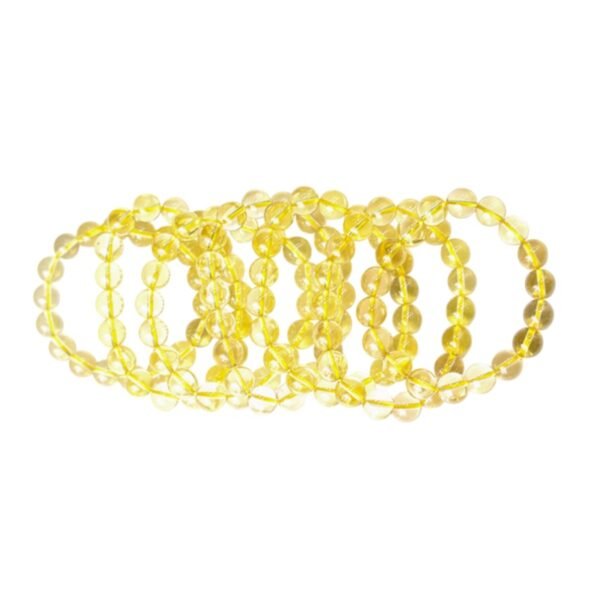 lemon quartz crystal bracelet