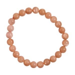 Peach Moon Stone Bracelet