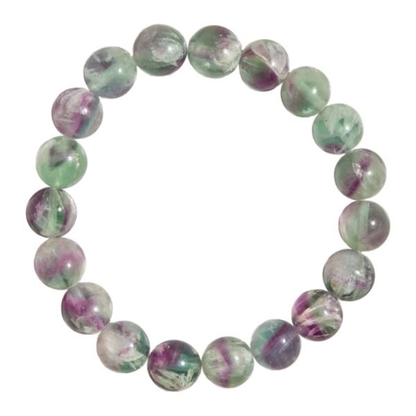 rainbow fluorite bracele