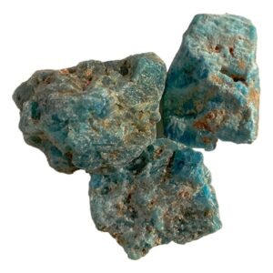 raw blue apatite