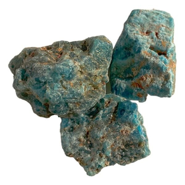 raw blue apatite