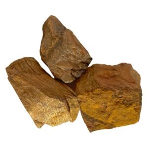 raw gold tiger eye stone