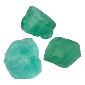 raw green fluorite