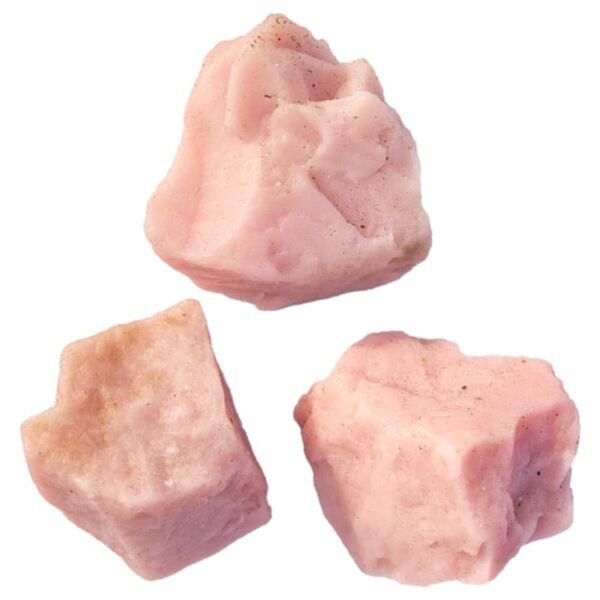 raw pink opal