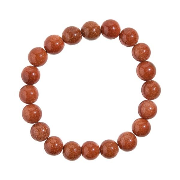red gold sand stone bracelet